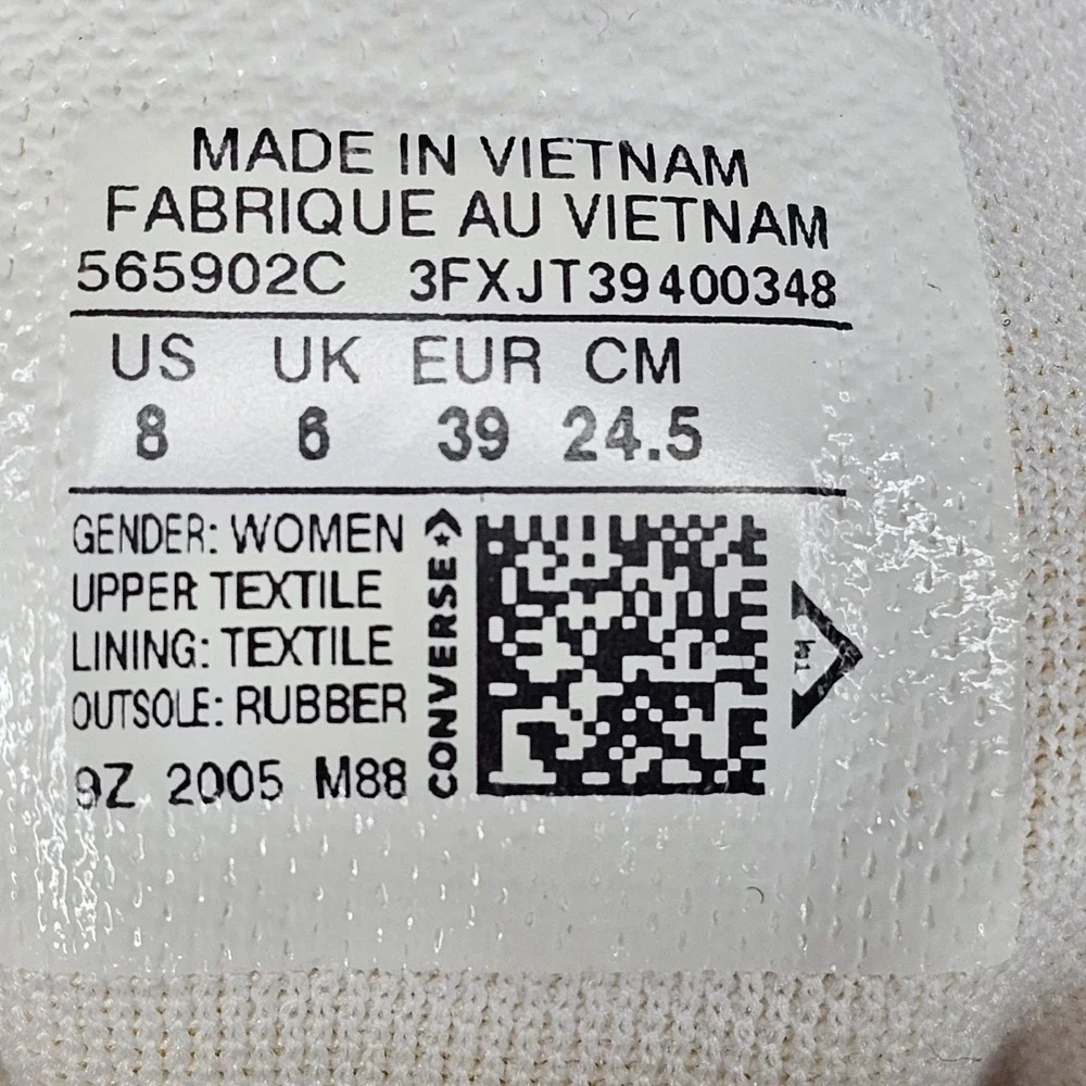 Converse Chuck Taylor Womens 8 White All Star Lugged High Top Sneakers Platform